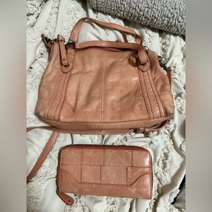 Frye purse and wallet